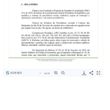 Reforma da Previdência: CCJ do Senado vota relatório no dia 4; veja o documento na íntegra- Money Times