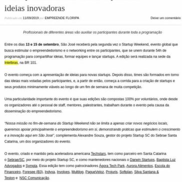 Startup Weekend em São José promove ideias inovadoras Empreendefloripa