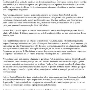 A moratória argentina e o futuro da região – Altamiro Borges