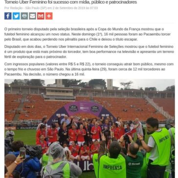 Torneio no Pacaembu consagra novo status do futebol feminino- Máquina do Esporte