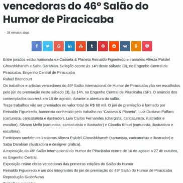 Júri se reúne para definir obras vencedoras do 46° Salão do Humor de Piracicaba- Rádio Blog Peão