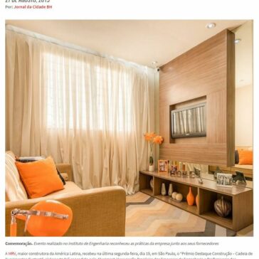 MRV recebe Prêmio Aberimest- Jornal da Cidade Belo Horizonte