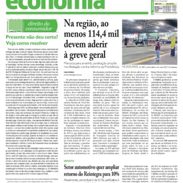 Setor automotivo quer ampliar retorno do Reintegra para 10% – Diário do Grande ABC