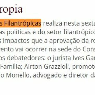 D – Rumos da Filantropia- Empresas e Negócios