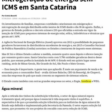 Microgeração de energia sem ICMS em Santa Catarina- NSC Total