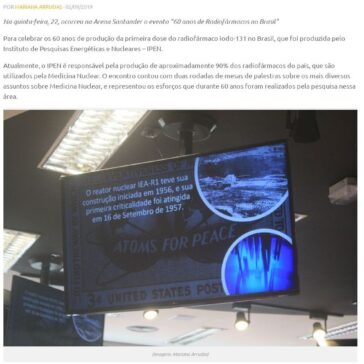 60 anos de radiofármacos no Brasil- Agência USP de Inovação