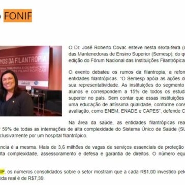 Covac participa do FONIF- Covac
