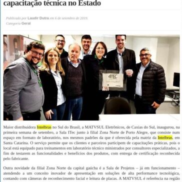 MATVSUL inaugura serviços de referência em capacitação técnica no Estado- Jornal Ponto Inicial