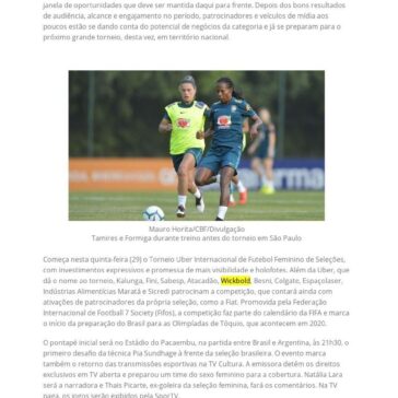 Futebol feminino consolida protagonismo entre veículos e marcas – Propmark
