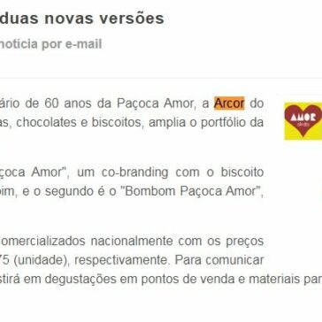 Paçoca Amor ganha duas novas versões – ABIMAPI