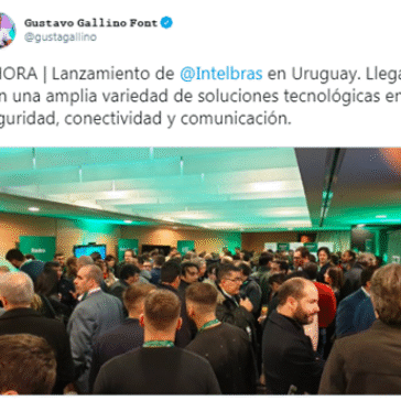 AHORA| Lanzamiento de Intelbras en Uruguay- Gustavo Gallino Twitter