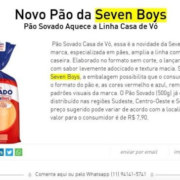 Novo Pão da Seven Boys – Giro News