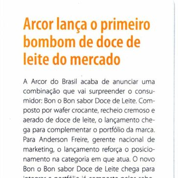 Arcor lança o primeiro bombom de doce de leite do mercado – Gôndola