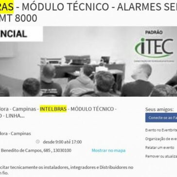 INTELBRAS – MÑDULO TÉCNICO – ALARMES SEM FIO-  Evento.br.com