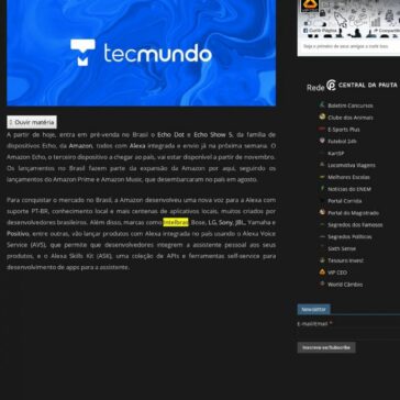 Amazon Alexa chega ao Brasil junto com Echo Dot e Echo Show 5- Vip Ceo