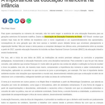A importância da educação financeira na infância – SEGS