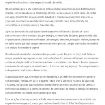 Despreparo financeiro da população é preocupante – SETCESP