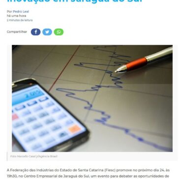 Fiesc promove debate sobre oportunidades em programas de inovação em Jaraguá do Sul – OCP Online