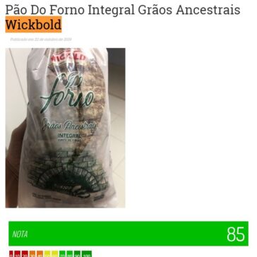 Pão Do Forno Integral Grãos Ancestrais Wickbold- Desrotulando