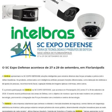Intelbras participa de feira focada no mercado de defesa- Digital Security