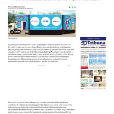 Shopping Bela Vista recebe Carreta Serasa na próxima terça-feira – Tribuna da Bahia