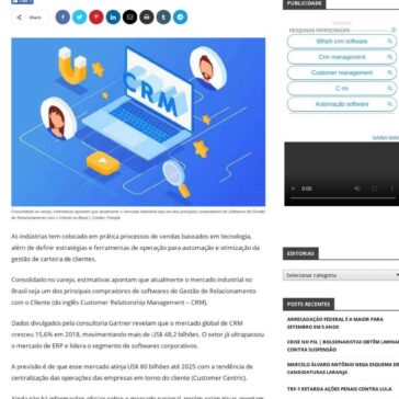 Indústrias investem em tecnologia para aumentar desempenho comercial- Diário do Comércio