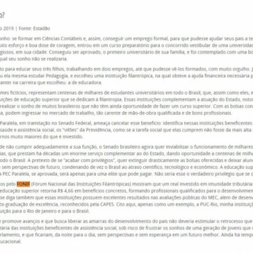 O fim do futuro? – Fórum das Entidades Representativas do Ensino Superior Particular