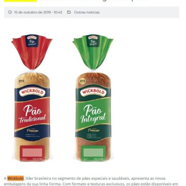 Wickbold redesenha embalagens de pães- Embalagem Marca