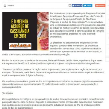 Startup desenvolve probióticos segmentados para nutrição animal- Cassilândia News