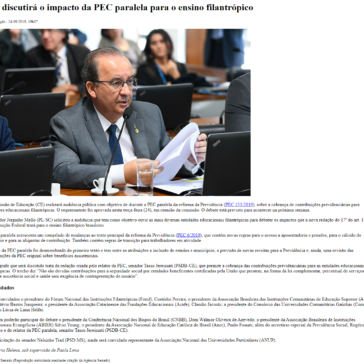 CE discutirá o impacto da PEC paralela para o ensino filantrópico – Senado Federal