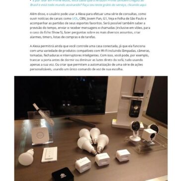 Amazon lança Alexa em português e linha Echo no Brasil- Canal Tech