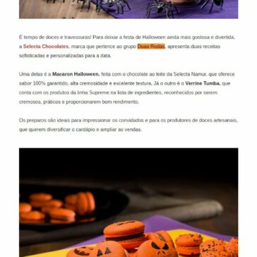 Selecta apresenta duas receitas de Halloween – Alex Ferraz