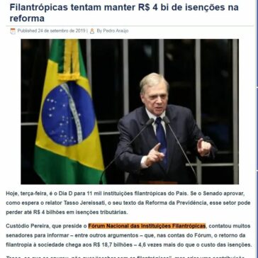 Filantrópicas tentam manter R$ 4 bi de isenções na reforma – PE Notícias