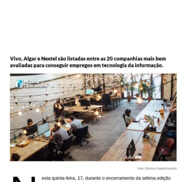 Operadoras aparecem em ranking das melhores empresas para trabalhar- Minha Operadora