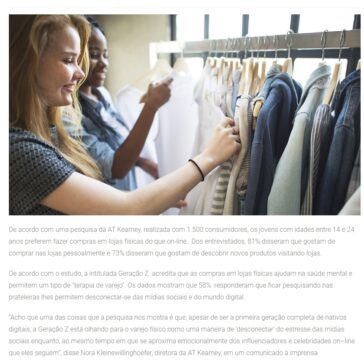 Pesquisa mostra que Geração Z gosta de fazer compras em lojas físicas – ABISA