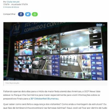Vídeo: saiba como estão os preparativos finais para a 36ª Oktoberfest Blumenau- OCP Online