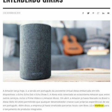 Descontraída, Alexa, da Amazon.com, chega ao Brasil entendendo gírias- Caderno Mercado