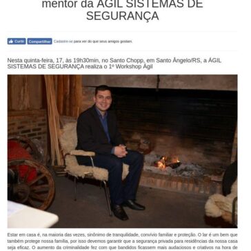 RENI JUNIOR PEREIRA DE OLIVEIRA: o mentor da ÁGIL SISTEMAS DE SEGURANÇA- Jornal Informal