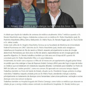 Dr. Renato Maschietto e as Mudanças na Medicina dos Anos 70 – APM Indaiatuba