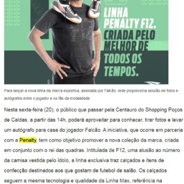 Centauro Poços e Penalty promovem encontro com Rei do Futsal- ZL Notícias