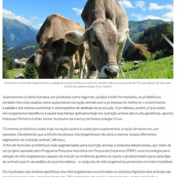 STARTUP DESENVOLVE PROBIÓTICOS SEGMENTADOS PARA NUTRIÇÃO ANIMAL- Negócios Disruptivos