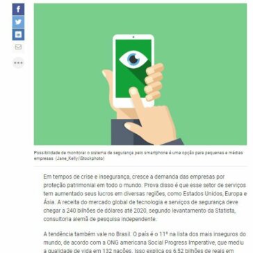 Segurança patrimonial: novas soluções estimulam o setor- Exame.com