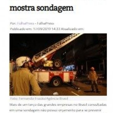 Um terço das grandes empresas não prevê orçamento contra incêndio, mostra sondagem- Diário de Pernambuco (Digital)