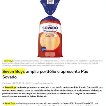 Seven Boys amplia portfólio e apresenta Pão Sovado- E-compare