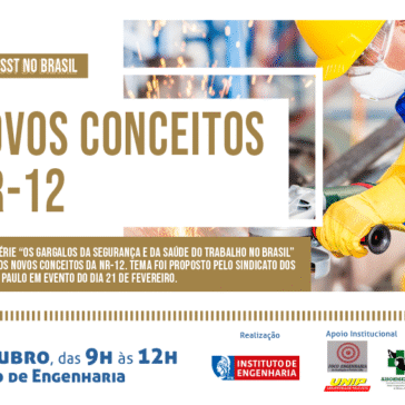Instituto de Engenharia debate sobre o momento da segurança e saúde do trabalho no Brasil