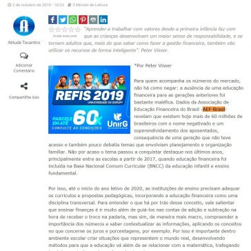 Artigo: A importância da educação financeira na infância – Atitude Tocantins