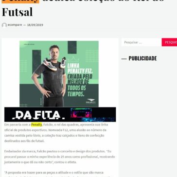Penalty dedica coleção ao Rei do Futsal- E-compare