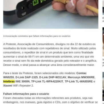 Eficiência do wi-fi: Proteste testa 8 marcas de repitidores- Segnews