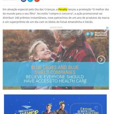 Penalty sorteia dia com Falcão e Amandinha para o Dia das Crianças- LanceNet