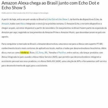Amazon Alexa chega ao Brasil junto com Echo Dot e Echo Show 5- 14 BIS Digital